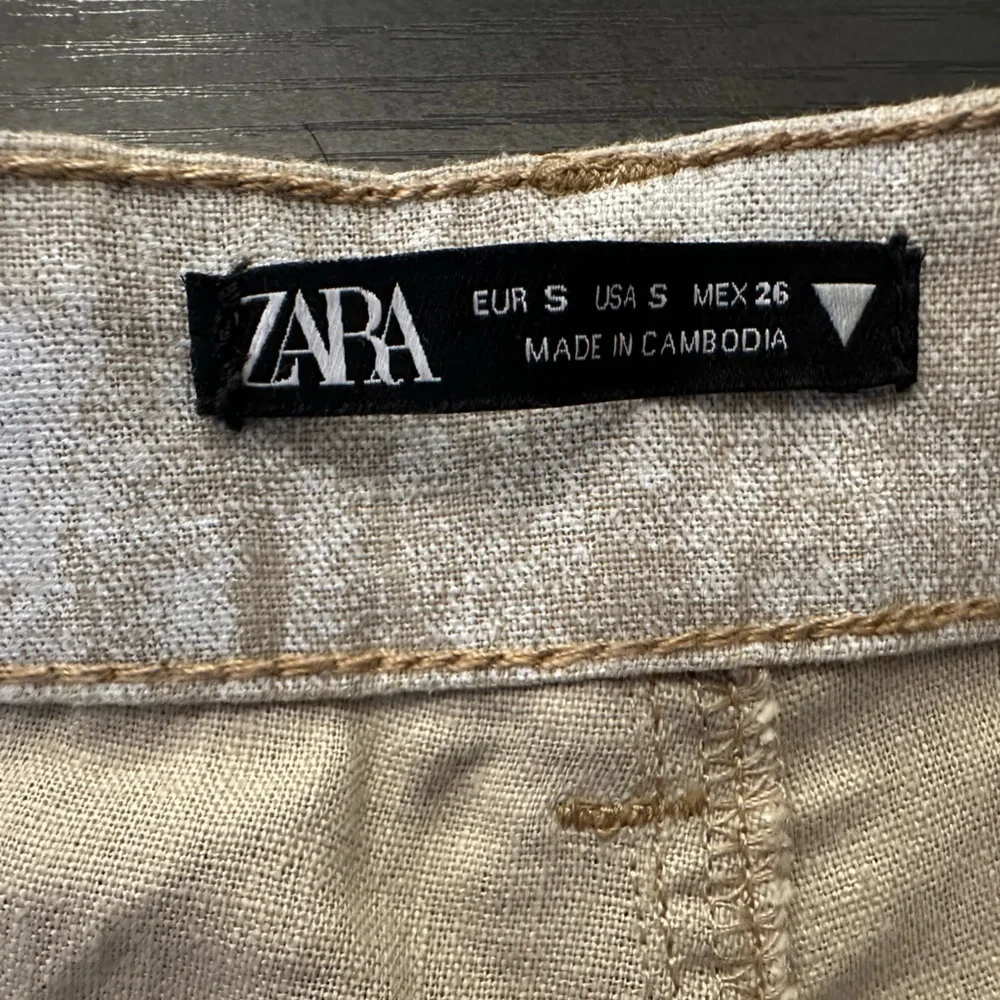 Zara Straight Leg Pants 50% Linen - Picture 10 of 11